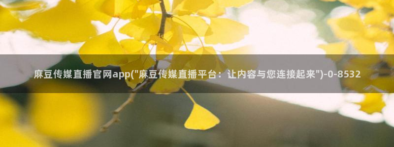 麻豆视频官方合集：麻豆传媒直播官网app(\